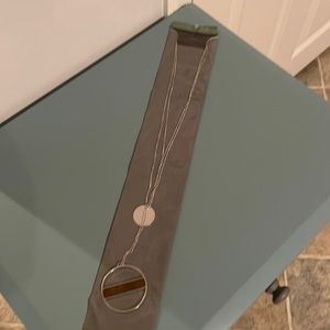 Silver toned necklace